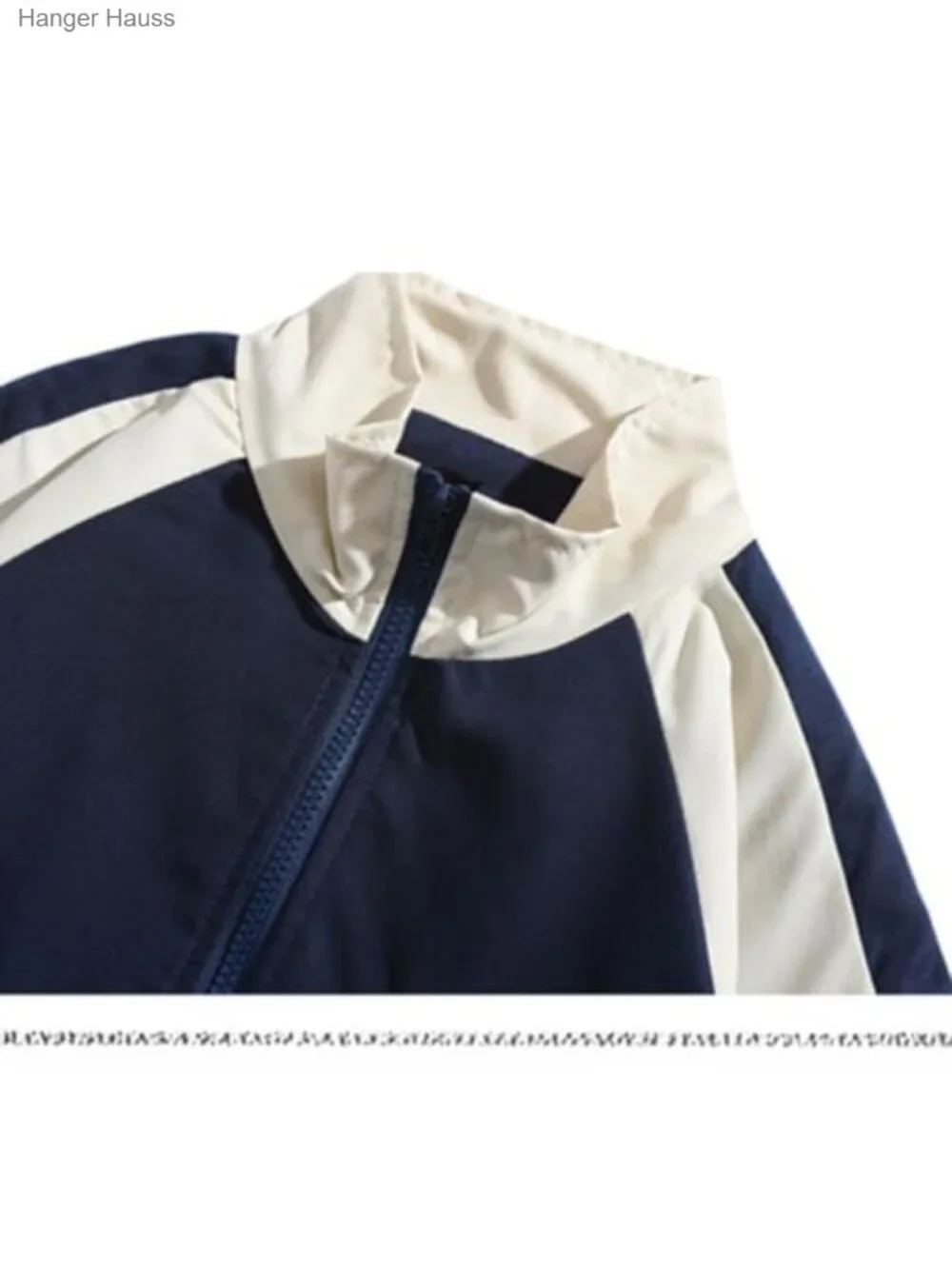 Vintage Racing Colorblock Windbreaker Jacket Oversized Hip Hop Varsity